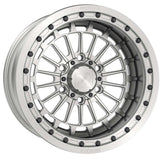 MetalFX 17" Delta 6R Forged 3-Piece Beadlock - Raw