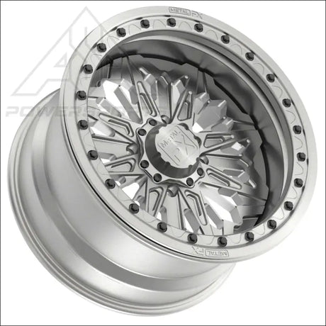 MetalFX 17’’ Nighthawk Forged 3-Piece Beadlock - Raw - 4 Lug - Wheels