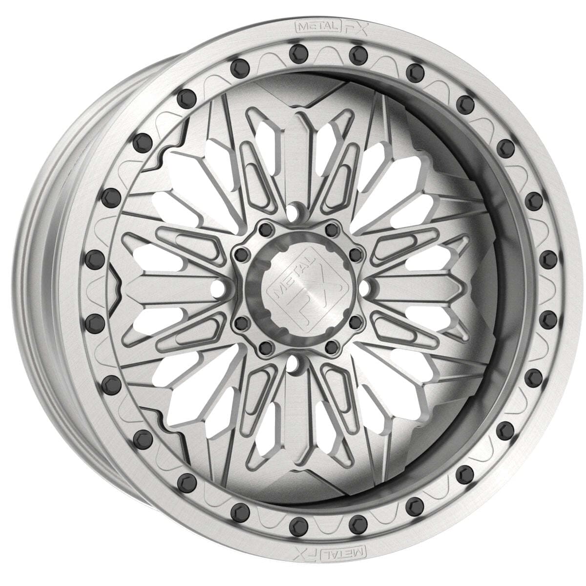 MetalFX 17" Nighthawk Forged 3-Piece Beadlock - Raw