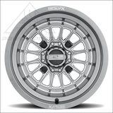 MetalFX Delta Non-Beadlock - Gunmetal Contrast Cut - 15x10 - 4x156 - Wheels