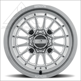 MetalFX Delta Non-Beadlock - Gunmetal Contrast Cut - 15x10 - 4x156 - Wheels