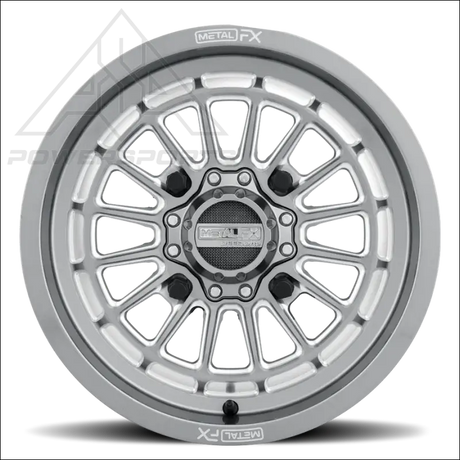 MetalFX Delta Non-Beadlock - Gunmetal Contrast Cut - 15x10 - 4x156 - Wheels
