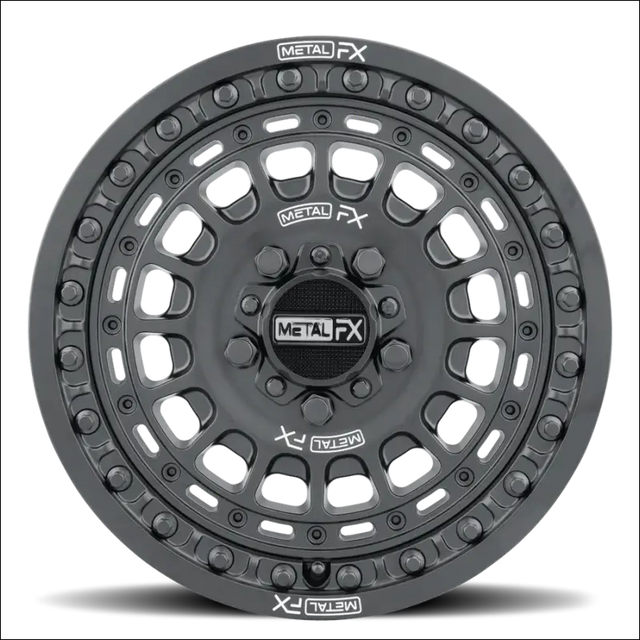 MetalFX OffRoad Hitman R Beadlock Wheel – Black - Wheels