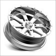 MSA Flash M34 Chrome UTV Rims - 20x7 / 4x137 / Wheels