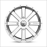 MSA Flash M34 Chrome UTV Rims - 22x7 / 4x137 / Wheels