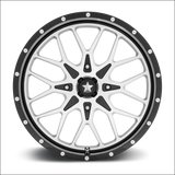 MSA M45 Portal - Gloss Black Machined - 14x7 / 4x156 / + 10mm - Wheels