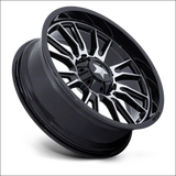 MSA M51 Thunderlips Machine & Gloss Black UTV Rims - 15x7 / 4x156/4x137 / 10 - Wheels