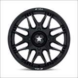 MSA M52 Radar UTV Gloss Black Wheels Cast Aluminum - 14x7 / 4x156 / 10