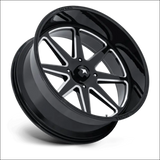 MSA M54 Spark UTV Gloss Black Milled Wheels Cast Aluminum - 15x7 / 4x156 / 10