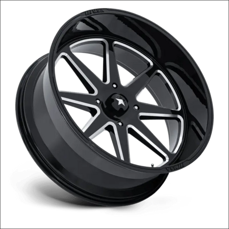 MSA M54 Spark UTV Gloss Black Milled Wheels Cast Aluminum - 15x7 / 4x156 / 10