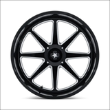 MSA M54 Spark UTV Gloss Black Milled Wheels Cast Aluminum - 18x7 / 5x114.3/5x4.5 / 10