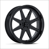 MSA M54 Spark UTV Gloss Black Wheels Cast Aluminum - 14x7 / 4x110 / 10