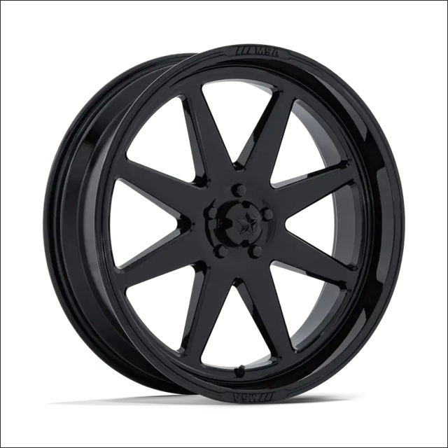 MSA M54 Spark UTV Gloss Black Wheels Cast Aluminum - 14x7 / 4x110 / 10