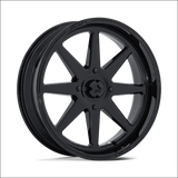 MSA M54 Spark UTV Gloss Black Wheels Cast Aluminum - 14x7 / 4x110 / -47