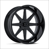 MSA M54 Spark UTV Gloss Black Wheels Cast Aluminum - 15x7 / 4x110 / 10