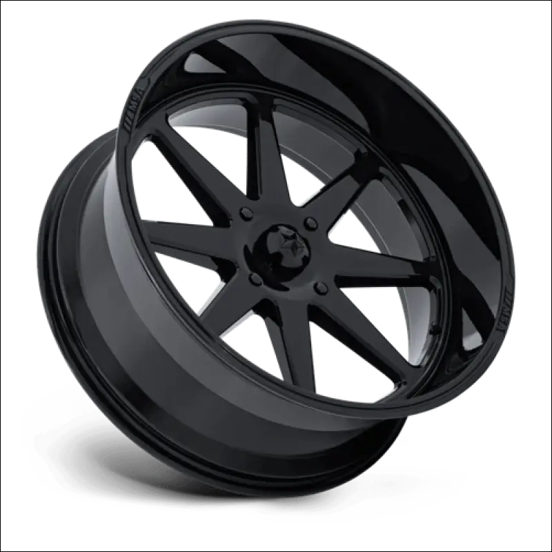MSA M54 Spark UTV Gloss Black Wheels Cast Aluminum - 18x7 / 5x114.3/5x4.5 / 10