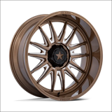 MSA M55 Commander UTV Gloss Bronze Milled Wheels Cast Aluminum - 15x7 / 4x137/4x156 / 10