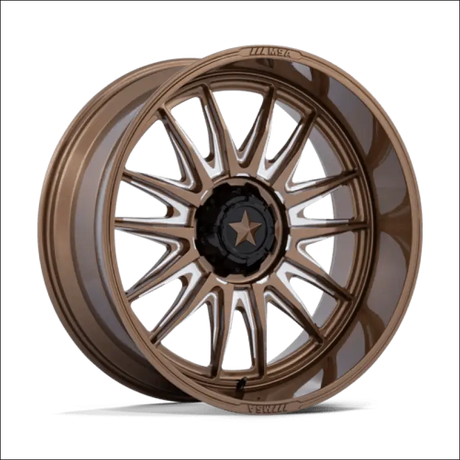 MSA M55 Commander UTV Gloss Bronze Milled Wheels Cast Aluminum - 18x7 / 4x137/4x156 / 10