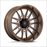 MSA M55 Commander UTV Gloss Bronze Milled Wheels Cast Aluminum - 18x7 / 4x110 / 10