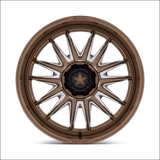 MSA M55 Commander UTV Gloss Bronze Milled Wheels Cast Aluminum - 22x7 / 4x137/4x156