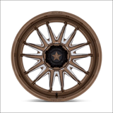 MSA M55 Commander UTV Gloss Bronze Milled Wheels Cast Aluminum - 24x7 / 5x114.3/5x4.5