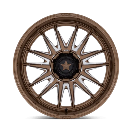 MSA M55 Commander UTV Gloss Bronze Milled Wheels Cast Aluminum - 24x7 / 5x114.3/5x4.5