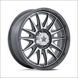MSA M55 Commander UTV Platinum with Machined Face Wheels Cast Aluminum - 15x7 / 5x114.3/5x4.5 / 10