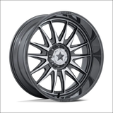 MSA M55 Commander UTV Platinum with Machined Face Wheels Cast Aluminum - 15x7 / 4x137/4x156 / 10