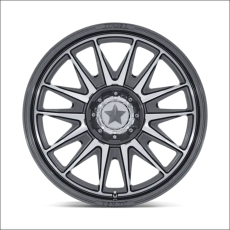 MSA M55 Commander UTV Platinum with Machined Face Wheels Cast Aluminum - 22x7 / 5x114.3/5x4.5