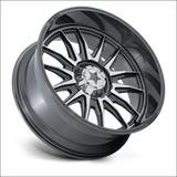 MSA M55 Commander UTV Platinum with Machined Face Wheels Cast Aluminum - 20x7 / 4x137/4x156