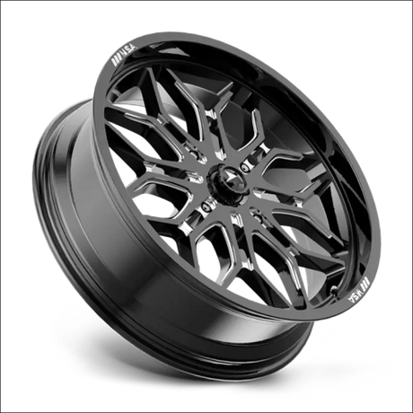 MSA Sniper M47 Black Milled UTV Rims - 20x7 / 4x137 / 10 - Wheels