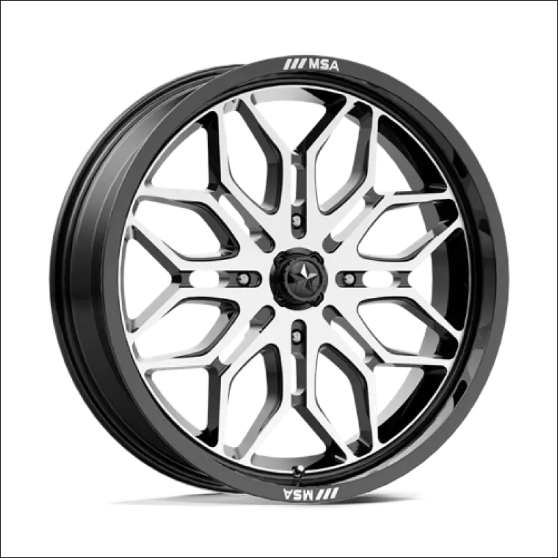 MSA Sniper M47 Machined UTV Rims - 18x7 / 4x137 / 10 - Wheels