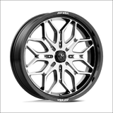MSA Sniper M47 Machined UTV Rims - 18x7 / 4x137 / 10 - Wheels