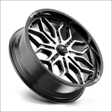 MSA Sniper M47 Machined UTV Rims - 20x7 / 4x137 / 10 - Wheels