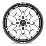 MSA Sniper M47 Machined UTV Rims - 22x7 / 4x137 / 10 - Wheels