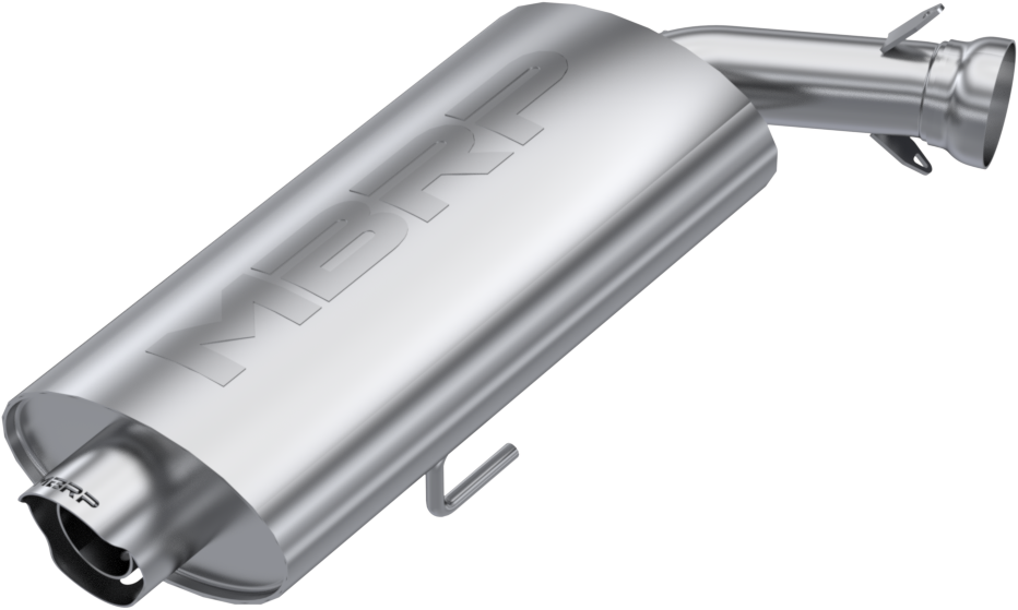 2020-2024 Sportsman XP 1000S, 1000 Sport Series, Perforated Core, Slip-on Exhaust, Single Outlet with 3-Inch Bezel, AT-9534SP