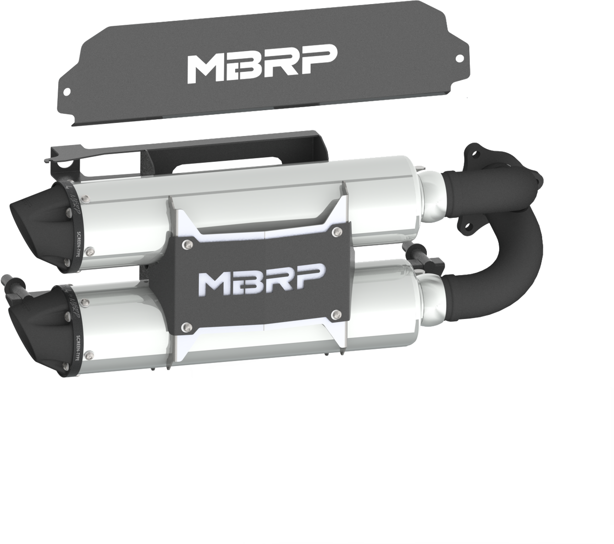2020-2024 RZR PRO XP Performance Series, Dual Straight Core, Slip-On Exhaust, AT-9524PT