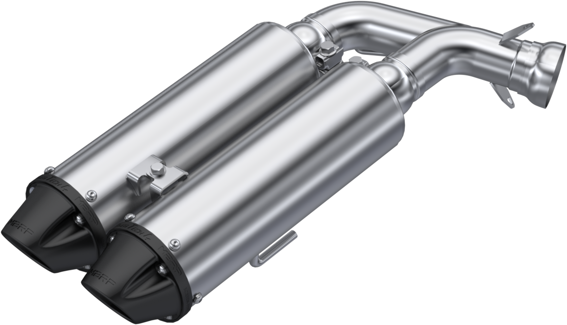 2020-2024 Sportsman XP 1000S, 1000 Performance Series, Perforated Core, Slip-on Exhaust, Dual Outlet , AT-9534PT