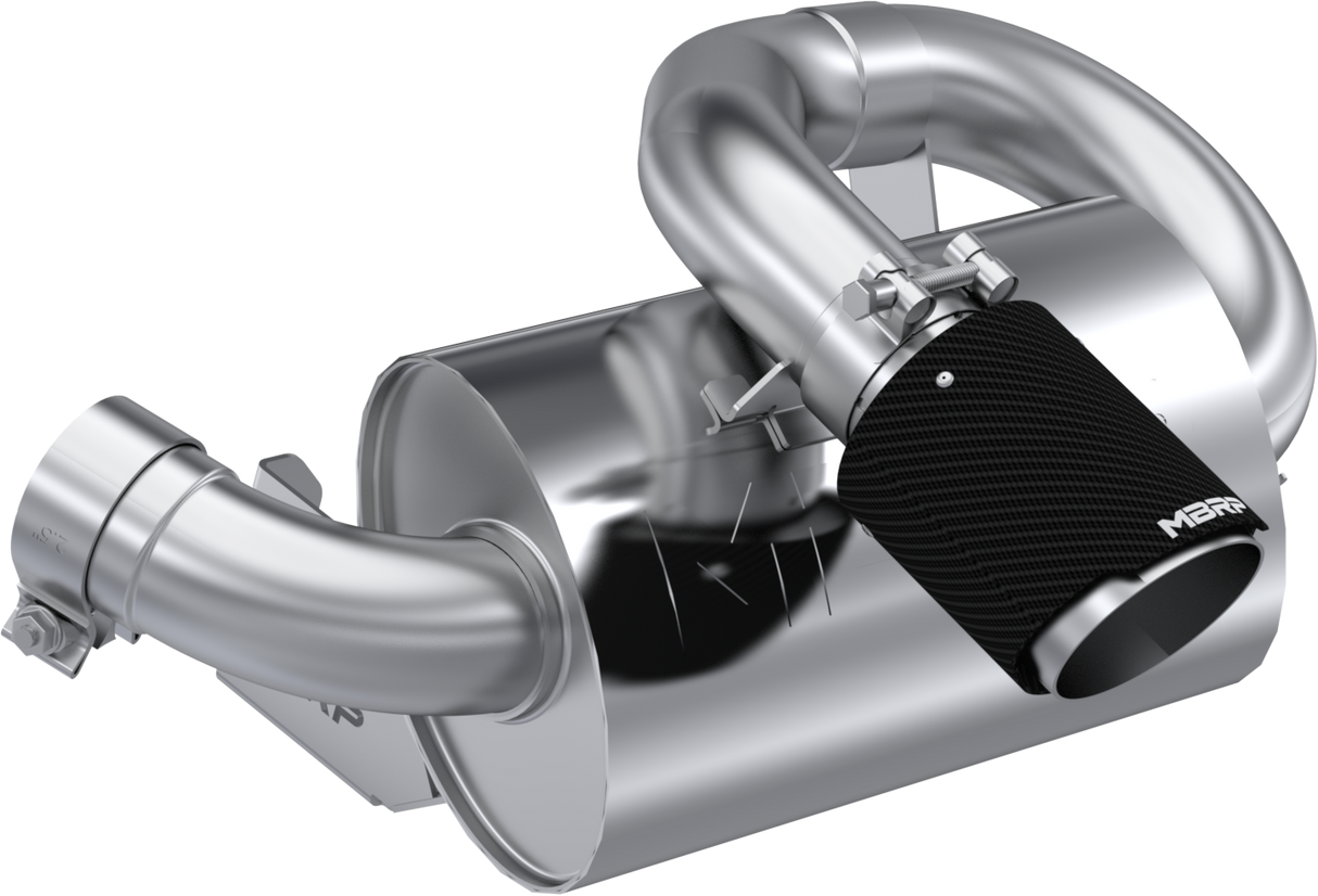 2021-2025 Commander 1000R Performance Series, Chambered Core, Slip-On Exhaust, Center Outlet, AT-9215PT