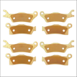 Can-Am Outlander 1000/850/650/450 6x6 2015-2026 4 Wheel Brass Brake Pad Set - Complete Vehicle - Parts & Accessories