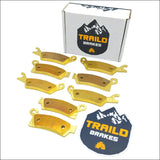 Can-Am Outlander 1000/850/650/450 6x6 2015-2026 4 Wheel Brass Brake Pad Set - Vehicle Parts & Accessories
