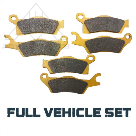 Can-Am Outlander 450/500/570/650/850/1000/HD5/HD7/PRO 2013-2026 Ceramic Brake Pad Set - Vehicle Parts & Accessories