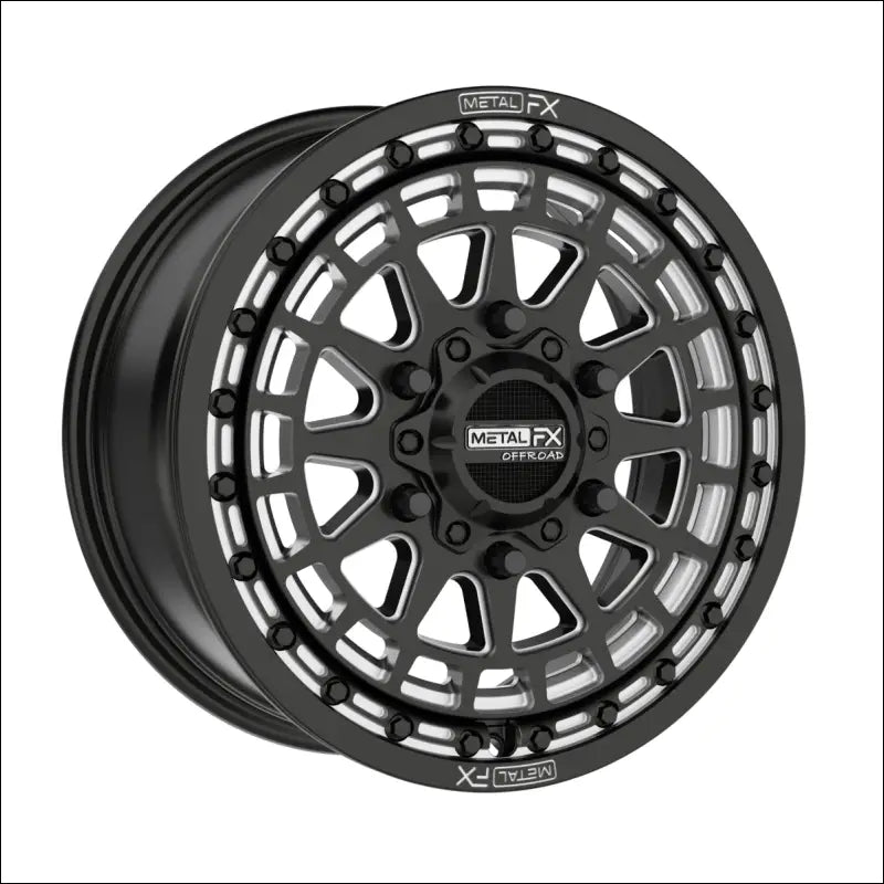 Outlaw 6R Beadlock | Satin Black Contrast Cut - 15x7 | +61mm/6 + 1 | 6x5.5 | 78550 (Maverick R)