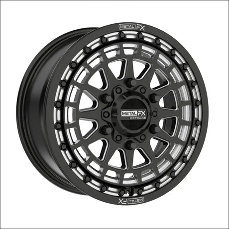 Outlaw 6R Beadlock | Satin Black Contrast Cut - 15x7 | +61mm/6 + 1 | 6x5.5 | 78550 (Maverick R)