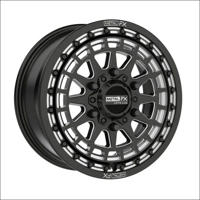 Outlaw 6R Beadlock | Satin Black Contrast Cut - 15x7 | +61mm/6 + 1 | 6x5.5 | 78550 (Maverick R)