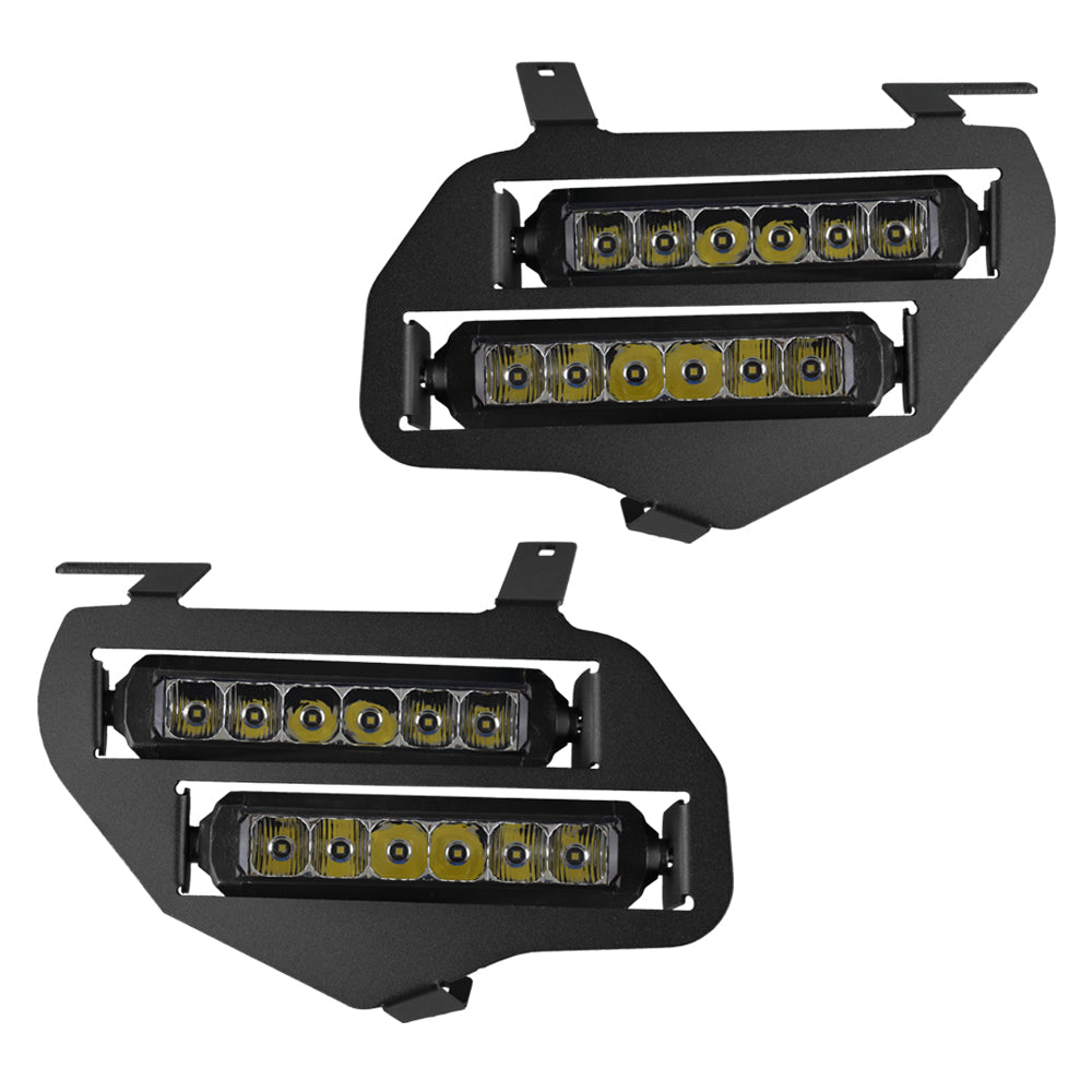 Dual Wide 8" LED Headlights for Honda Pioneer 1000