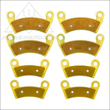 Polaris Ranger 1000/XP 1000/Crew XP SP 570/Kinetic 2018-2026 Brass Brake Pad Set - Vehicle Parts & Accessories