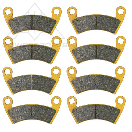 Polaris Ranger Crew 570/700/800/900/XP 1000/Diesel 2008-2024 Ceramic Brake Pad Set - Vehicle Parts & Accessories