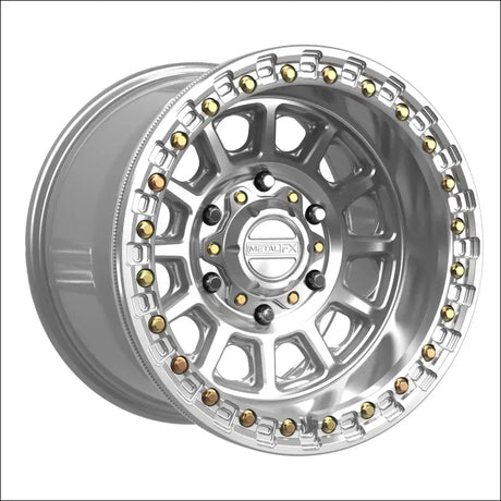 Rampage 6R Beadlock | Gloss Silver Machined - Wheels