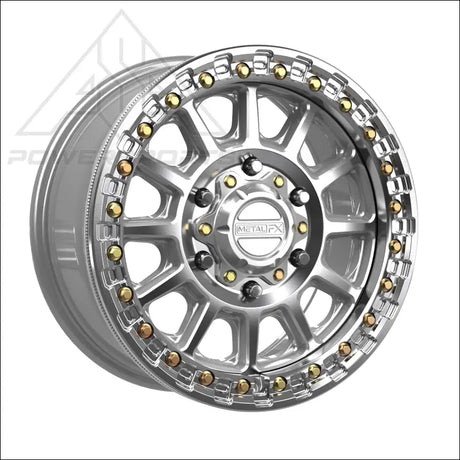 Rampage 6R Beadlock | Gloss Silver Machined - Wheels